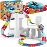 Klocki - Elastyczny Tor Wyścigowy Dla Autek Kreatywny Changeable Flex Track 46 Ele. - miniaturka - grafika 1