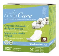 Podpaski - Masmi YOVEE Silver Care ultra cienkie bawełniane podpaski ze skrzydełkami na dzień 100% bawełny organicznej x 10 szt - miniaturka - grafika 1