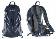 Plecaki - BERGSON LOTE 20L STYLOWY, LEKKI PLECAK Z ODDYCHAJĄCYM TYŁEM GRANATOWY - miniaturka - grafika 1