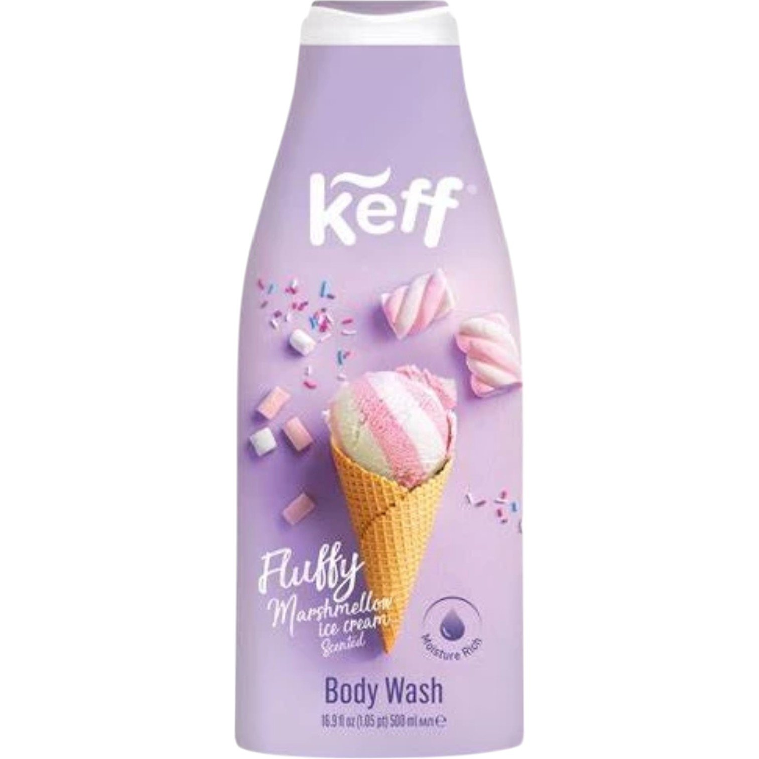 Keff Żel pod prysznic, Marshmallow