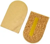 Akcesoria obuwnicze - Podpiętki do butów skóra naturalna + korek podwyższajęce - miniaturka - grafika 1