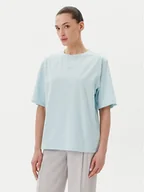 Koszulki i topy damskie - BOSS T-Shirt C_Enis 50523256 Turkusowy Oversize - miniaturka - grafika 1