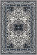 Dywany - Dywan wełniany do salonu MIASTIA Granatowy DIAMOND-200x300 cm - miniaturka - grafika 1