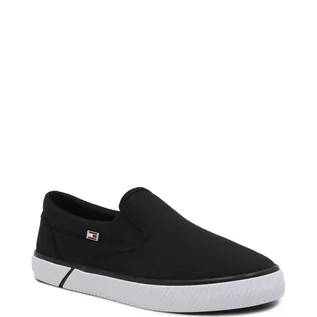 Trampki damskie - Tommy Hilfiger Slip on VULC CANVAS - grafika 1