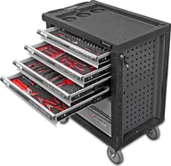 Wózki magazynowe - Wózek narzędziowy Norton WÓZEK NARZĘDZIOWY 6 SZUFLAD 160el. GRUBBER - miniaturka - grafika 1