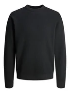 Swetry męskie - Jack & Jones Sweter "Milano" w kolorze czarnym - miniaturka - grafika 1