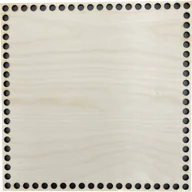 Dekoratorstwo - Baza Dno Koszyka Kwadrat Makrama Sklejka 29Cm - miniaturka - grafika 1