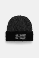 Czapki damskie - Napapijri czapka z domieszką wełny F-Baita kolor szary NP0A88Y39411 - miniaturka - grafika 1