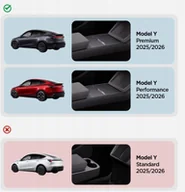 Ładowarki samochodowe - Ładowarka Spigen Tesla Wireless Charging Pad Cover, black - model Y 2025 - miniaturka - grafika 1