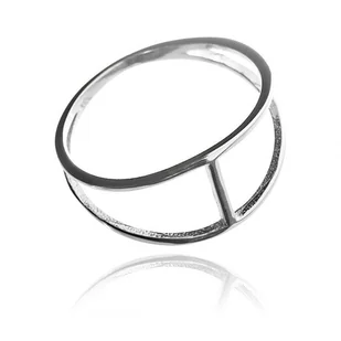 ankabizuteria.pl Pierścionek srebrny w prostej klasycznej oprawie - Pierścionki - miniaturka - grafika 1