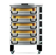 Piece, kotły  i płyty grzejne gastronomiczne - Pizza Master PM 725ED - Piec do pizzy 5-komorowy sterowany elektronicznie - miniaturka - grafika 1