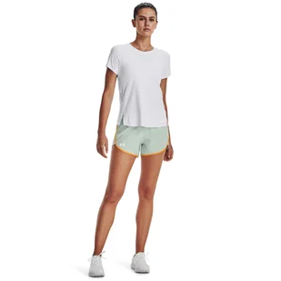 Damskie Spodenki UNDER ARMOUR UA FLY BY ELITE 3'' SHORT 1369766-593 – Zielony - Spodenki damskie - miniaturka - grafika 1