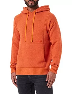 BOSS Męska bluza Knitted_Sweater, Open Orange, S - Bluzy męskie - miniaturka - grafika 1