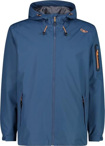 CMP Męska Kurtka Deszczowa Anty-Rozdzierająca Kaptur Stały Kurtka Deszczowa Mężczyźni