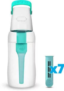 Butelka filtrująca Dafi SOLID 0,5 l turkusowa z 7 filtrami - Butelki filtrujące - miniaturka - grafika 1