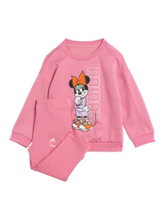 adidas Komplet bluza i legginsy Disney Minnie Mouse JY3470 Różowy Regular Fit - Legginsy - miniaturka - grafika 1
