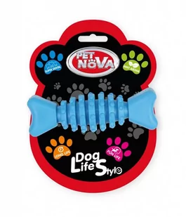 PET NOVA Pet Nova Kość dentystyczna SuperDentBone z miętą niebieska 12cm PPTN037 - Zabawki dla psów - miniaturka - grafika 1