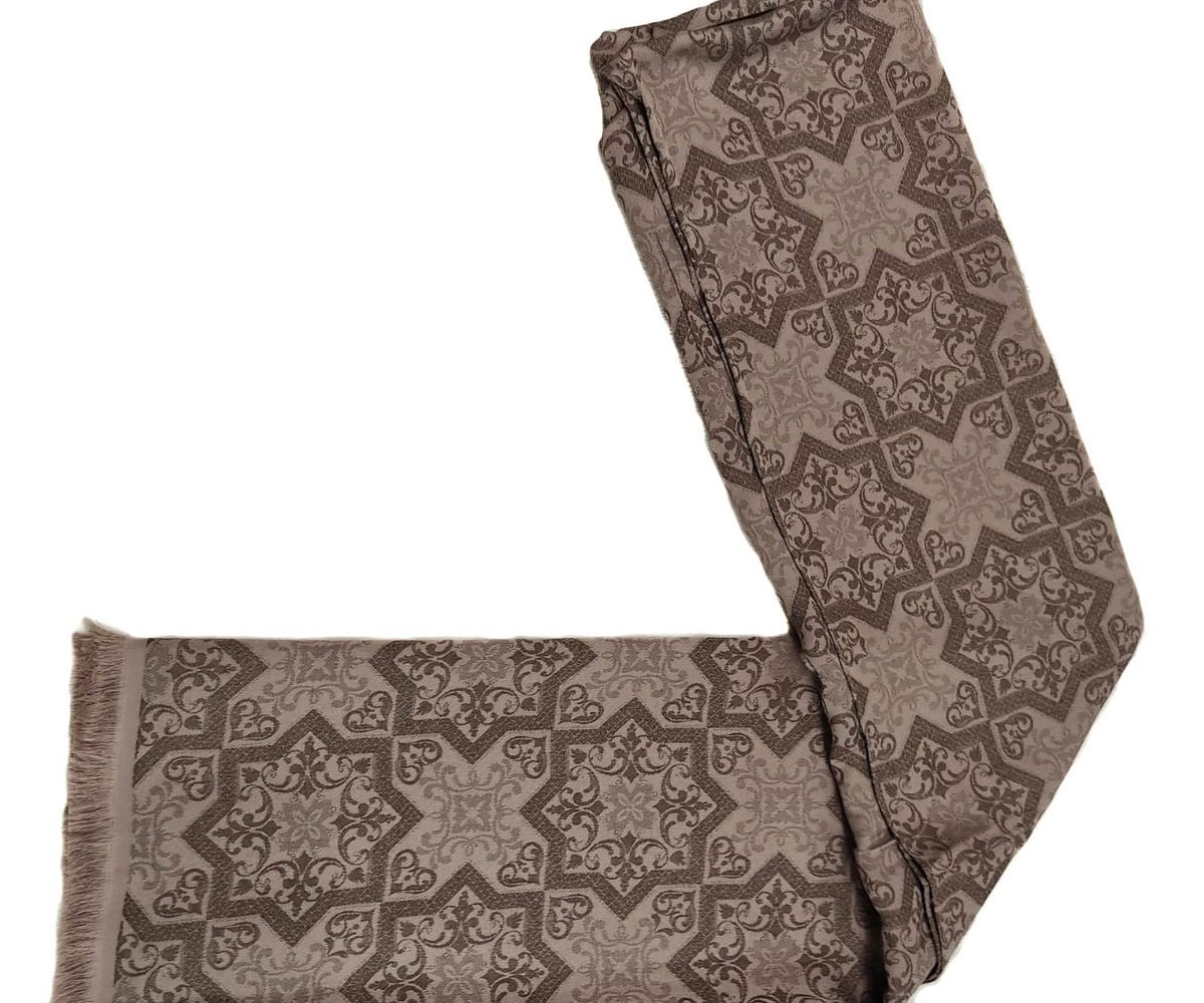 SZAL damski z frędzlami BAWEŁNIANY