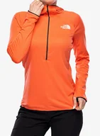 Bluzy sportowe damskie - Bluza damska The North Face Summit Direct Sun Hoodie - radiant orange - miniaturka - grafika 1