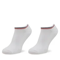 Skarpetki damskie - Zestaw 2 par stopek unisex Tommy Hilfiger 701228178 Biały - miniaturka - grafika 1