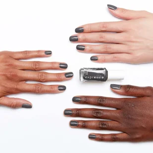 Essie Szybkoschnący lakier do paznokci "Expressie", nr 365 what the tech$2, szary, formuła wegańska, 10 ml - Lakiery do paznokci - miniaturka - grafika 4
