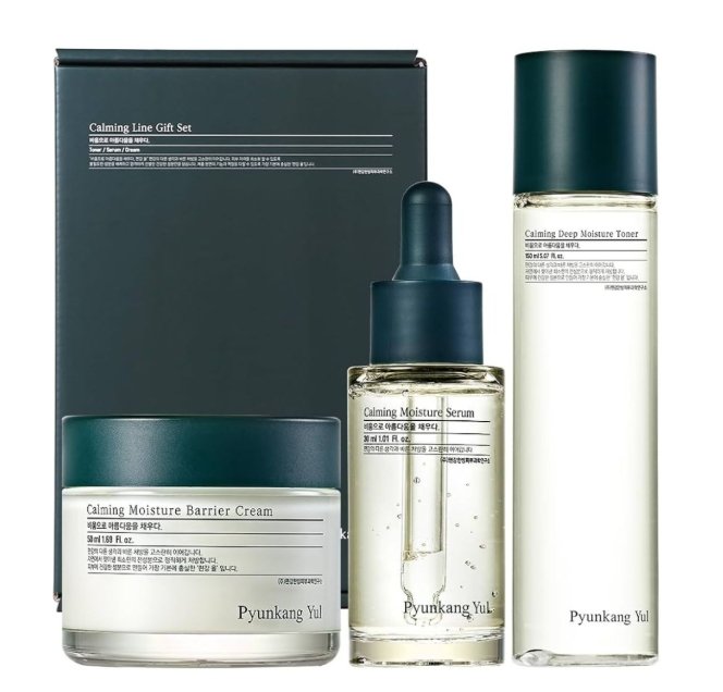 Pyunkang Calming Line Gift Set (Toner 150ml + Serum 30ml + Cream 50ml)