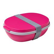 Pojemniki kuchenne - Duo Mepal Lunchbox MEPAL Ellipse różowy, 17,5x22,5x7,5, 1,4 l - miniaturka - grafika 1