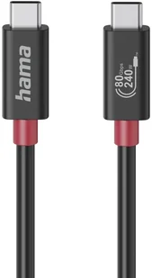 Kabel USB-C, E-Marker, USB4 Gen4, 80 Gbit/s, 5 A, 240 W, 1,00 m - Kable USB - miniaturka - grafika 1
