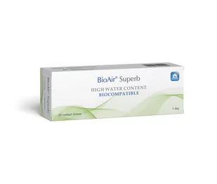BioAir, Superb, Soczewki jednodniowe -2.00, 30 szt. - Soczewki kontaktowe - miniaturka - grafika 1