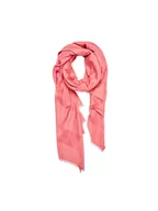 Czapki i chusty sportowe damskie - Tommy Hilfiger Szal Iconic Soft Scarf AW0AW12177 Różowy - miniaturka - grafika 1