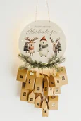 Ozdoby bożonarodzeniowe - Kalendarz adwentowy z domkami i podświetleniem - miniaturka - grafika 1