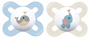 MAM BABY Smoczek Start Silky 0-2 Together Boy 2SZT - Smoczki uspokajające - miniaturka - grafika 1