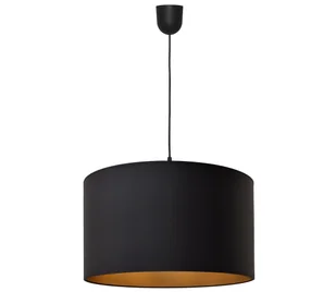 Żyrandol na lince ALBA 1xE27/60W/230V śr.45 cm czarny/złoty - Lampy sufitowe - miniaturka - grafika 1