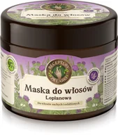 Maski do włosów - RECEPTURY ZIELARKI Skarby Polne Maska łopianowa do włosów suchych i osłabionych 300ml - miniaturka - grafika 1