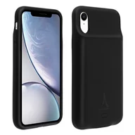 Etui i futerały do telefonów - Etui ochronne 2 w 1 z wbudowaną baterią 4500 mAh do iPhone'a XR - Akashi, czarne - miniaturka - grafika 1