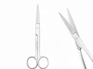 Apteczki i materiały opatrunkowe - Great Care - Nożyczki operacyjne O/O proste 16,5cm - miniaturka - grafika 1