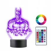 Lampy stojące - Lampka Nocna 3D Led BATMAN NIETOPERZE - miniaturka - grafika 1