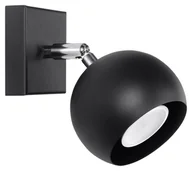 Lampy ścienne - Sollux Lighting Lampa Kinkiet OCULARE Czarny (SL.0443) - miniaturka - grafika 1