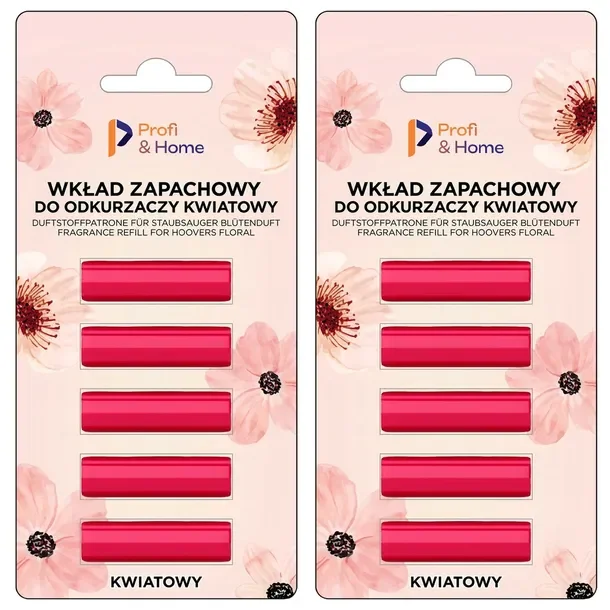 Zapach do odkurzacza Kwiatowy Wkłady zapachowe Pałeczki 10szt - Profi&Home
