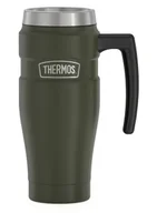Kubki termiczne - Podróżny kubek z uchwytem 470 ml Thermos Stainless King™ - army green - miniaturka - grafika 1