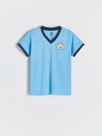 Koszulki dla chłopców - Reserved - T-shirt Manchester City - jasnoniebieski - miniaturka - grafika 1