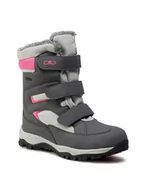 Śniegowce damskie - CMP Śniegowce Kids Hexis Snow Boot Wp 30Q4634 Szary - miniaturka - grafika 1