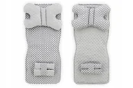 Akcesoria do wózków - Tutumi, Mata do wózka dwustronna 4w1, Dots, Grey/White - miniaturka - grafika 1