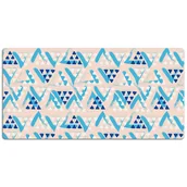 Podkładki na biurko - Mata ochronna z nadrukiem Wzór trójkąty 120x60 cm, Dywanomat - miniaturka - grafika 1