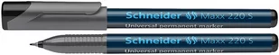 Schneider FOLIOPIS PERM. MAXX 220S 0,4mm CZARNY - Markery permanentne - miniaturka - grafika 1