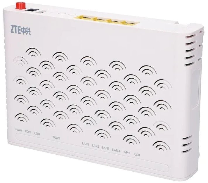 Zte F600W Ont Wifi, 1X Gpon, 4X Rj45 100Mb/S, 1X Usb