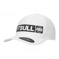 Odzież taktyczna i umundurowanie - Czapka Pit Bull Snapback Hilltop Stretch Fitted '23 - Biała - miniaturka - grafika 1