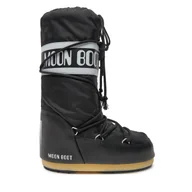 Buty dla dziewczynek - Śniegowce Moon Boot 80D1400440 D Czarny - miniaturka - grafika 1