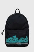 Plecaki - Superdry plecak damski kolor granatowy duży z nadrukiem - miniaturka - grafika 1