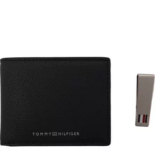 Etui na dokumenty i karty - Tommy Hilfiger Skórzane etui na karty + klips do banknotów MINI CC WALLET AND MONEY CLIP - grafika 1